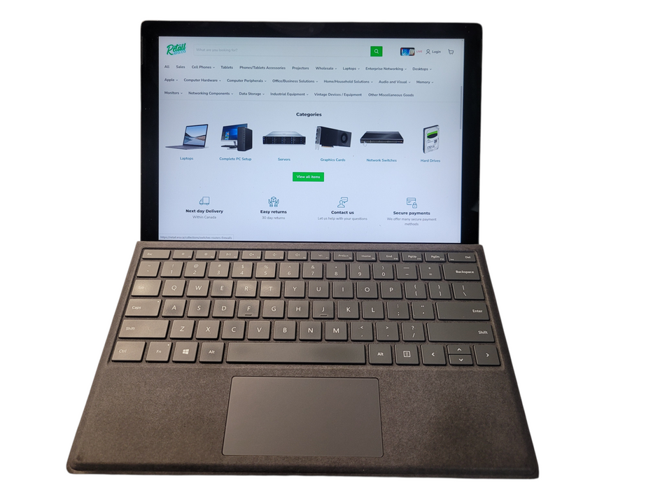 Microsoft Surface Pro 7 + | i5-1135G7 @2.40GHz 8GB DDR4 256GB SSD| Black