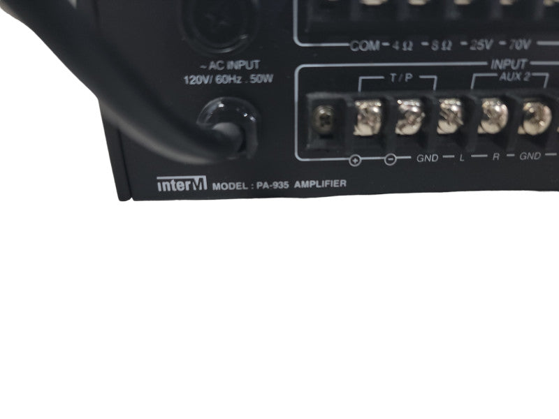 Inter PA-935 Amplifier 120V-60hz 40W