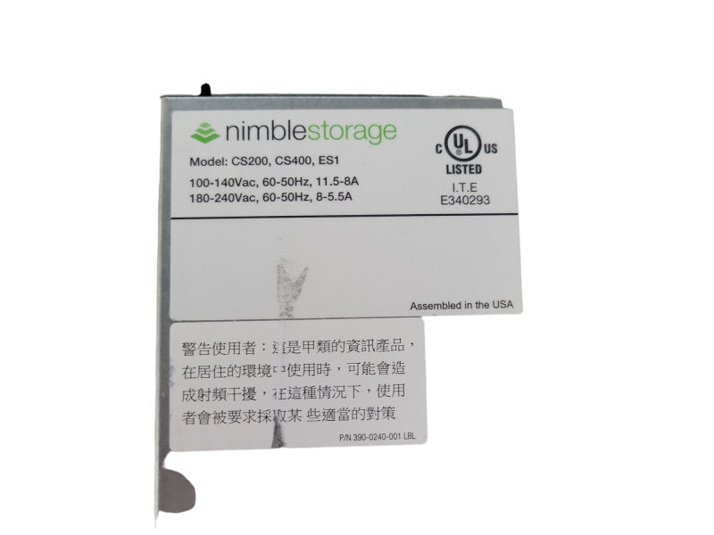 Nimble Storage CS400, 16x 3.5\\" HDD Bays, 2x Controllers, 2x PSU, No HDD !