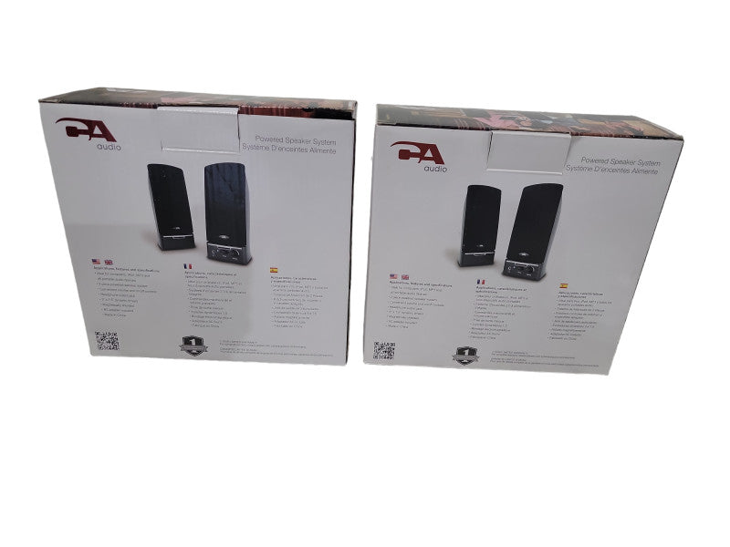 2 Pairs of Cyber Acoustics CA-2012 Computer Speakers | Open Box Like New