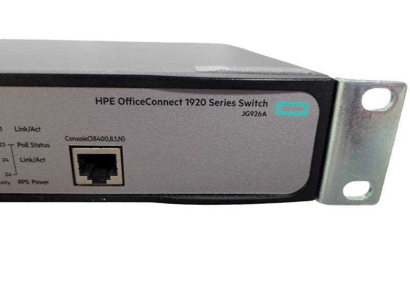 HP HPE 1920-24G-PoE+ 370W Networking PoE Switch JG926A !