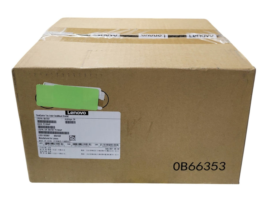 Lenovo ThinkCentre Tiny Under DeskMount Bracket 0B47097