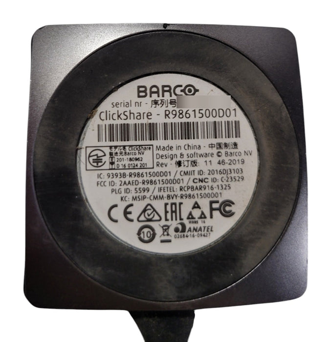 Barco ClickShare R9861500D01 USB-A Wireless Conferencing Button