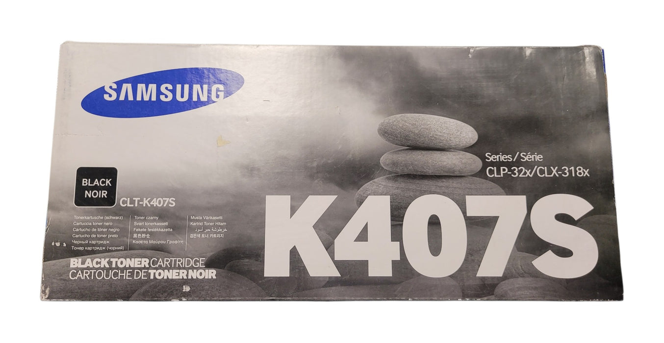 Samsung CLT-K407S/XAA Black Toner Cartridge for CLP-32x CLX-318x