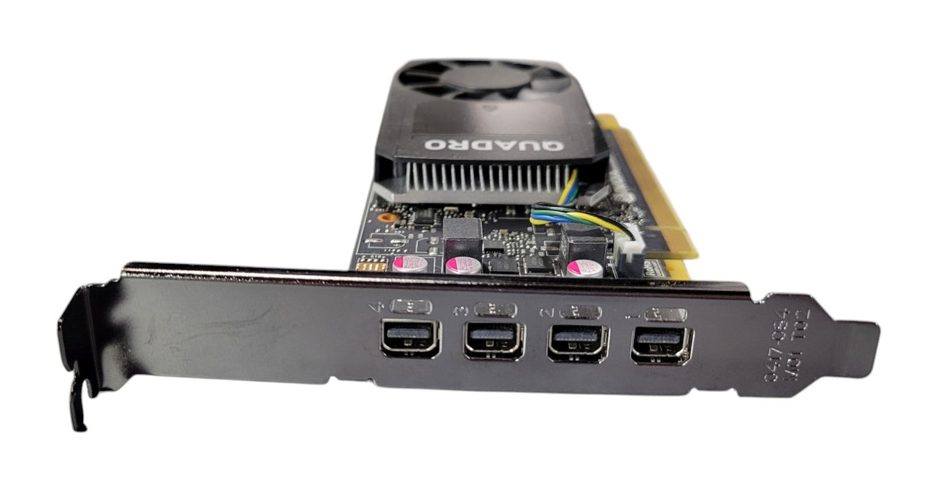 NVIDIA Quadro P1000 4GB GDDR5 Low Profile Graphics Card 4x Mini DisplayPort