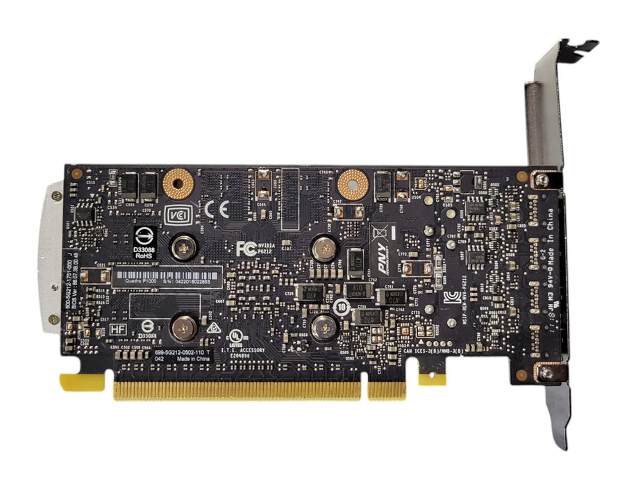 NVIDIA Quadro P1000 4GB GDDR5 Low Profile Graphics Card 4x Mini DisplayPort