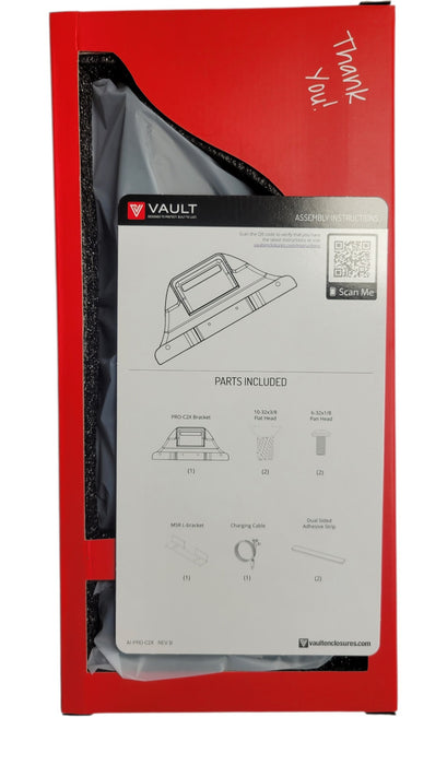 VAULT PRO C2X Bracket Kit BX-PRO-C2X REV B for Card Reader