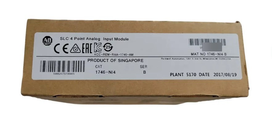 Allen Bradley 1746-NI4 B SLC 4 Point Analog Input Module