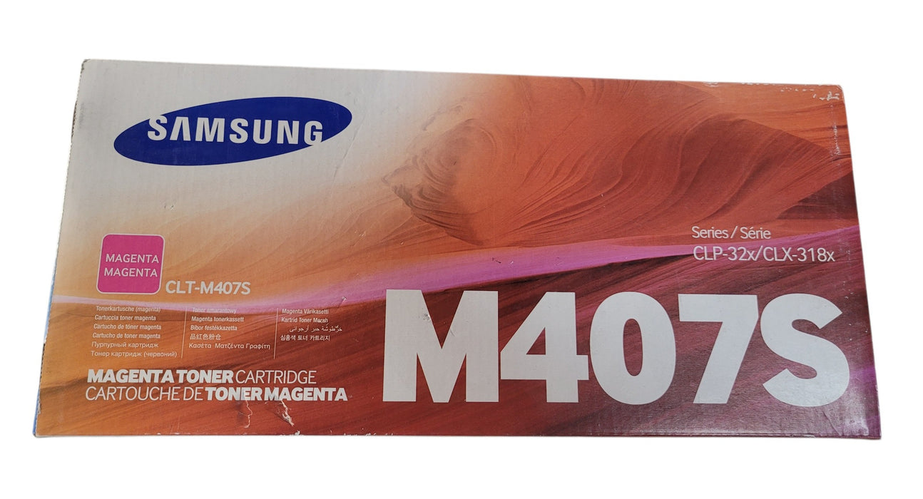 Samsung CLT-M407S/XAA Magenta Toner Cartridge for CLP-32x CLX-318x