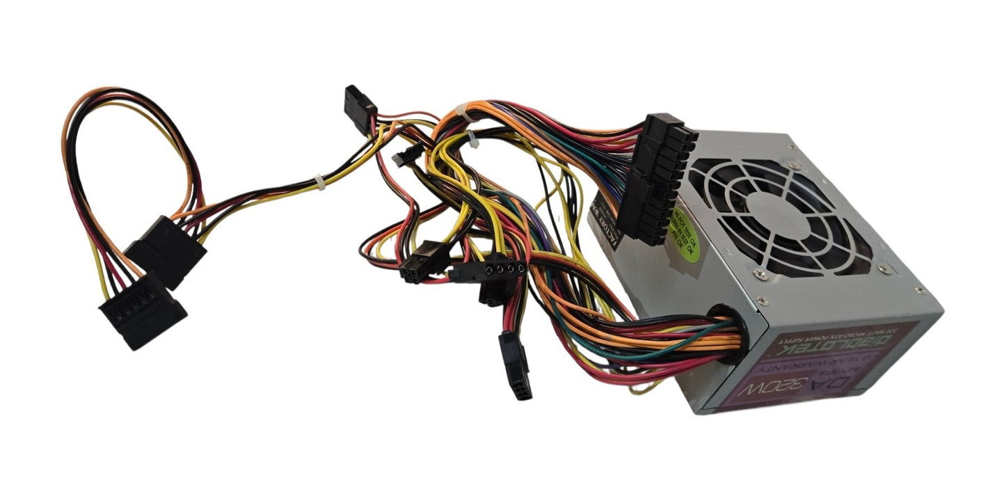 Diablotek PSDA320M DA Series 320W Micro ATX Power Supply