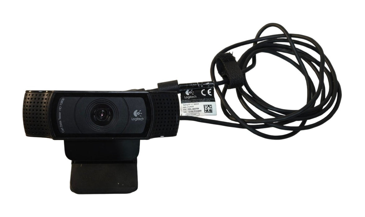 Logitech V-U0028 HD 1080p Carl Zeiss Tessar USB Webcam