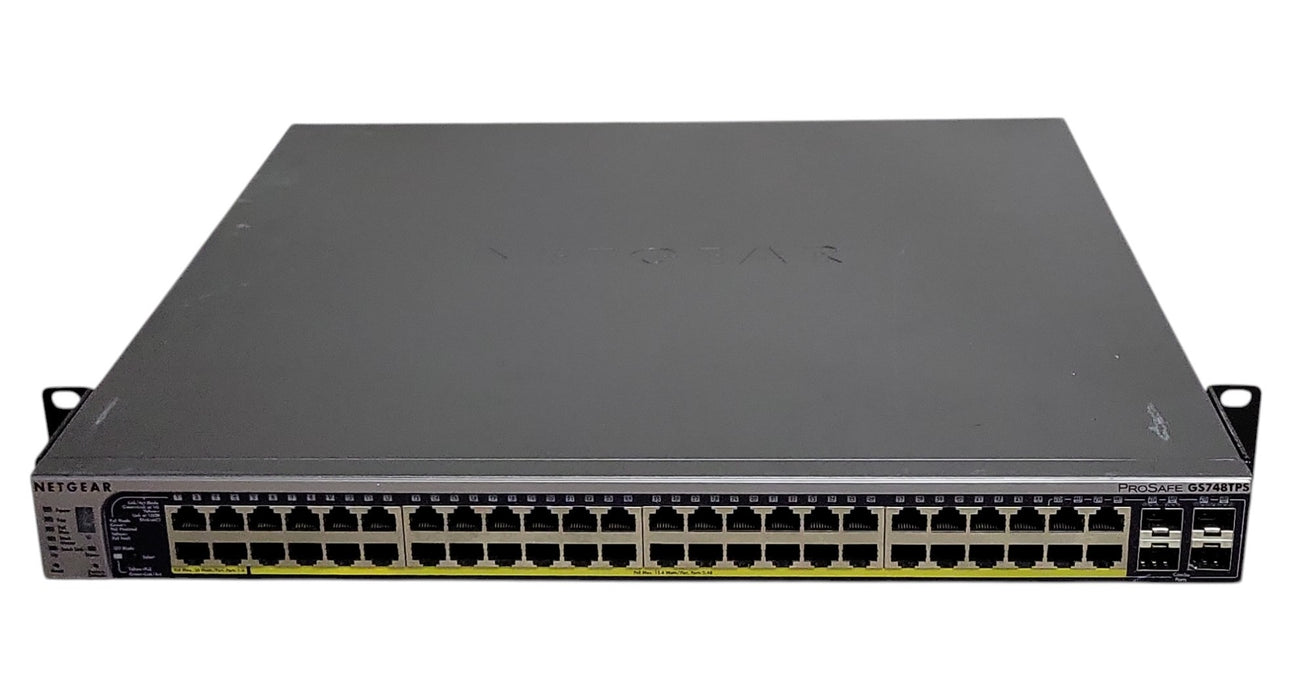 Netgear ProSafe GS748TPS - 48-Port Gigabit PoE Stackable Smart Switch 4x SFP