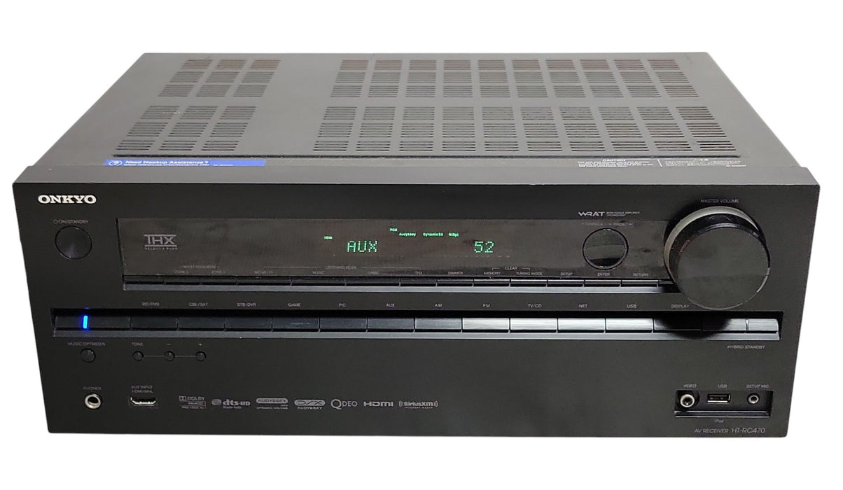 Onkyo HT-RC470 AV Receiver, No Remote, READ (READ)