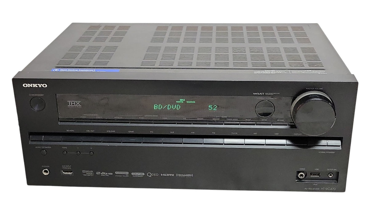 Onkyo HT-RC470 AV Receiver, No Remote, READ (READ)