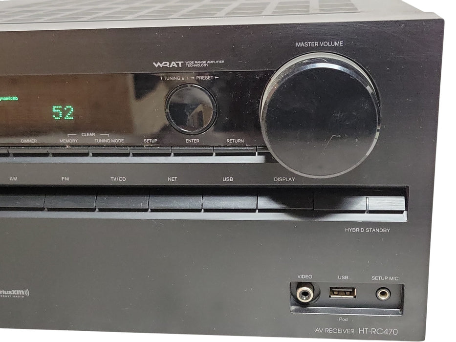 Onkyo HT-RC470 AV Receiver, No Remote, READ (READ)