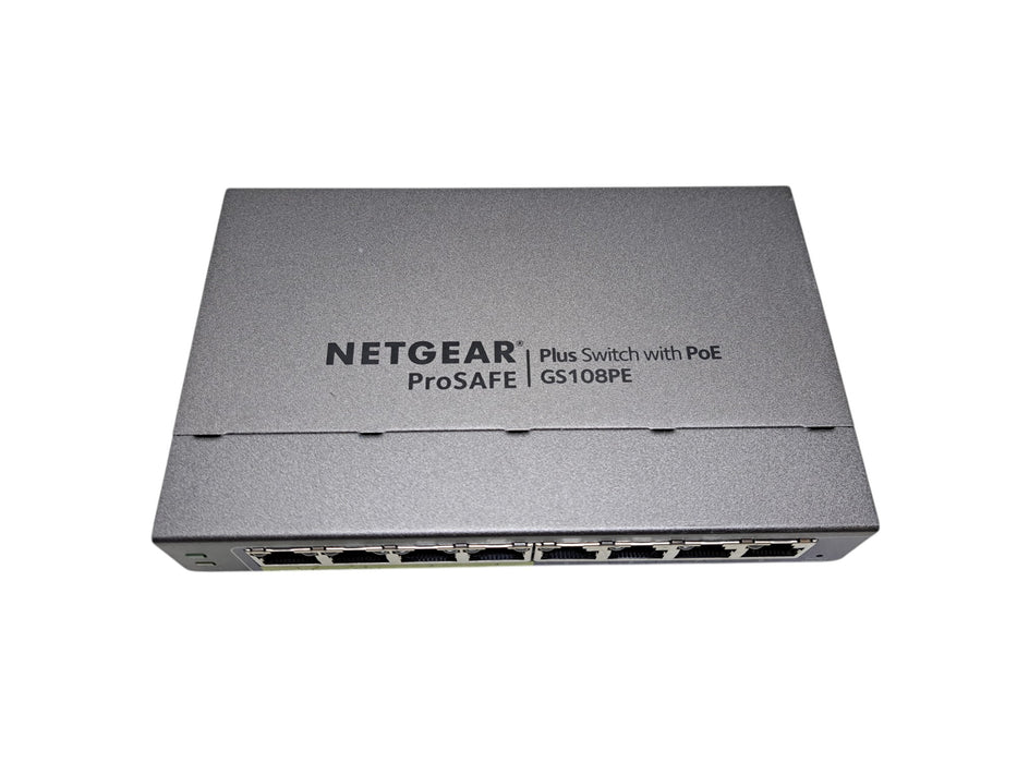 Netgear ProSAFE GS108PEv3 - 8-Port Gigabit Plus Switch with 4-Port PoE