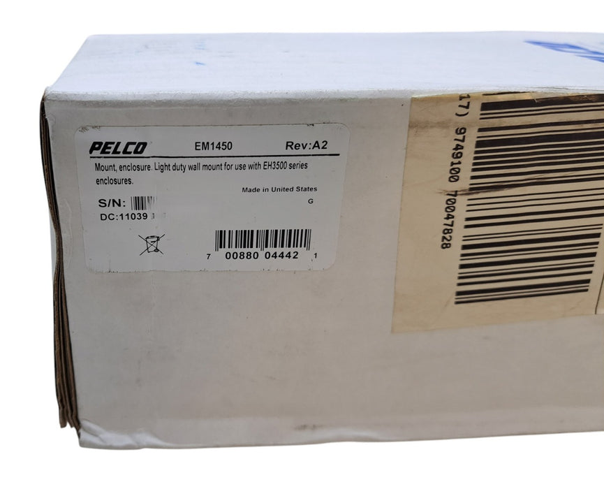 Pelco EM1450 Light Duty Wall Camera Mount (Open Box)