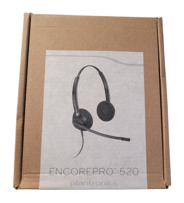 Plantronics EncorePro HW520 Binaural Wired Headset - P/N 89434-01