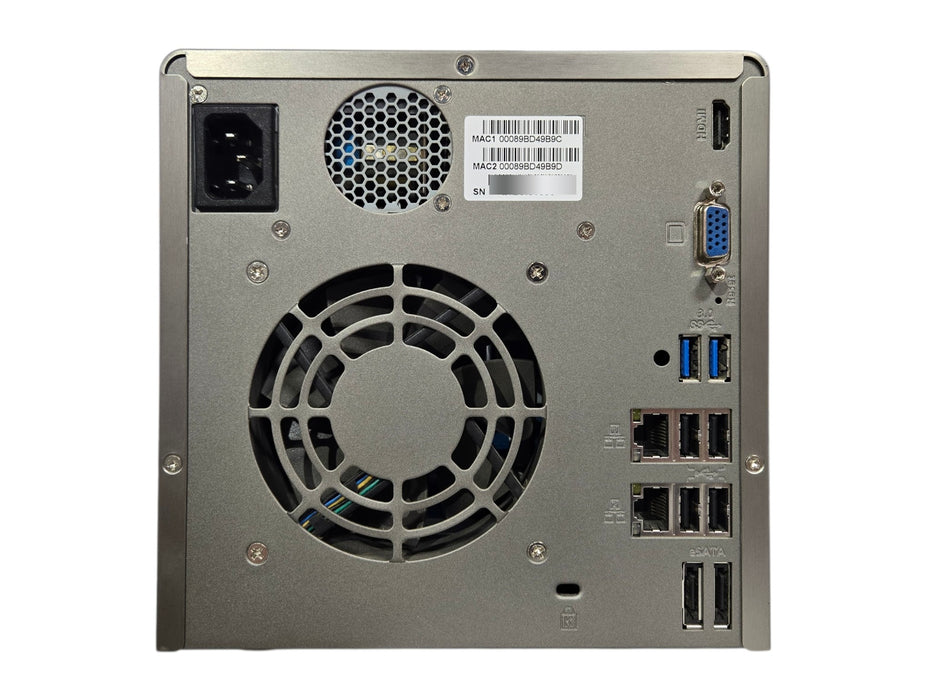 QNAP TS-469 Pro NAS Server - Intel Atom D2701 1GB RAM 4x 2TB HDD (8TB Total)