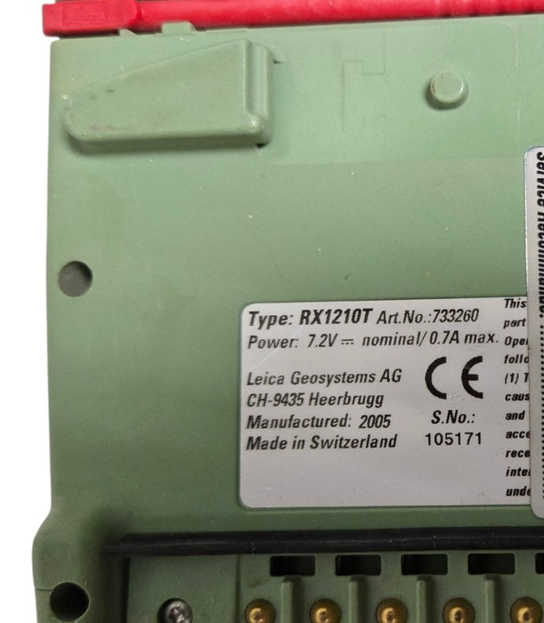 Leica System 1200 GX1230 GNSS Receiver & RX1210T Controller | SEE
