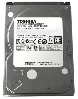 1TB SATA 2.5" 9.5mm Toshiba HDD - MQ01ABD100V