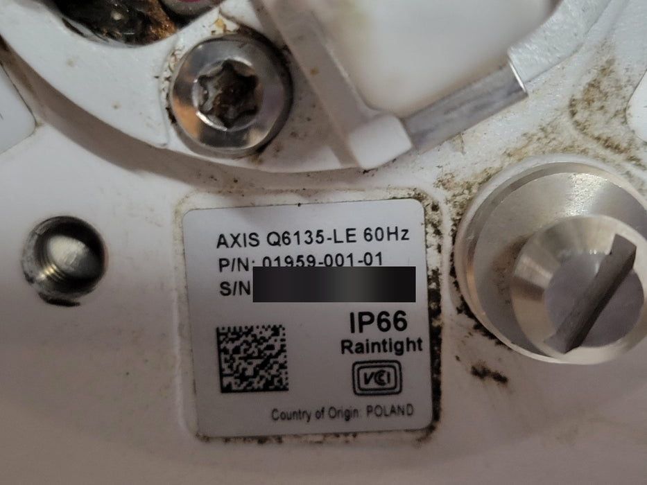 Axis Network Camera PTZ Dome Q6135-LE 60HZ HDTV 1080p 01959-004, Read (READ)