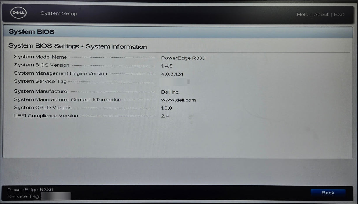 Dell PowerEdge R330 - Xeon E3-1270 v5 3.60GHz 64GB DDR4 PERC H330 iDRAC Ent