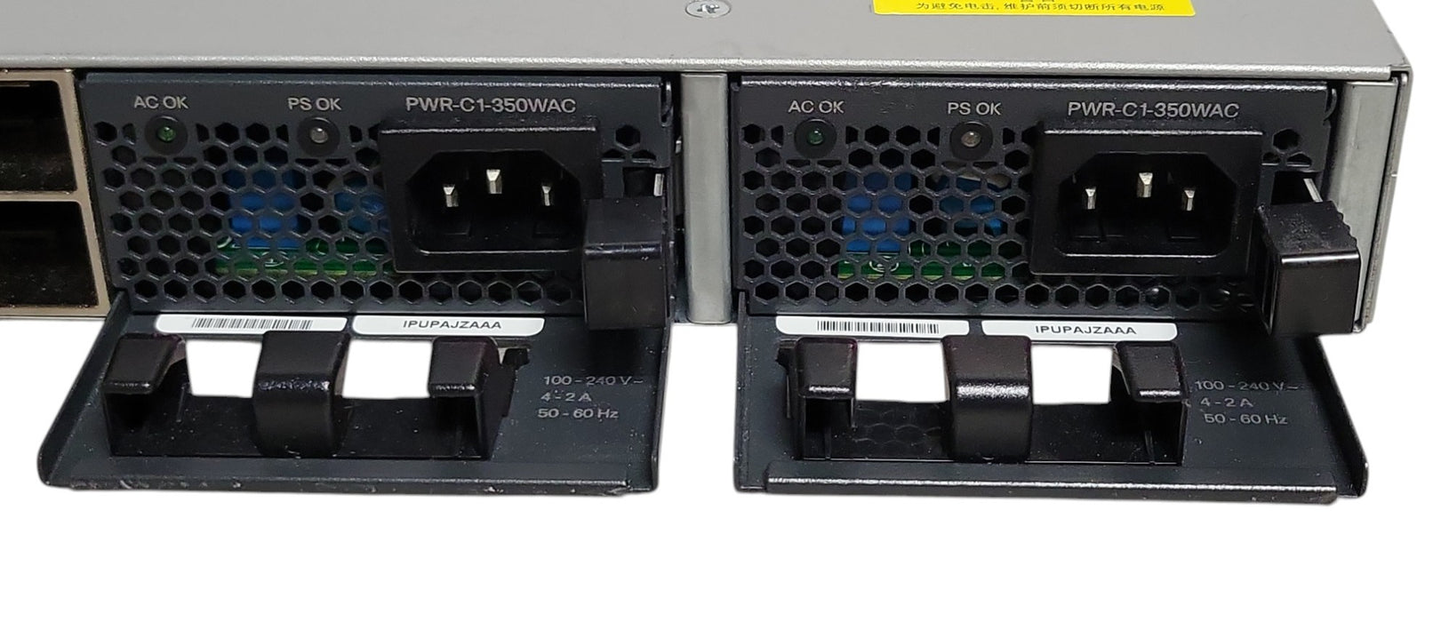 Cisco WS-C3850-48T-E - Catalyst 3850 48-Port Switch C3850-NM-2-10G 2x 350W PSU