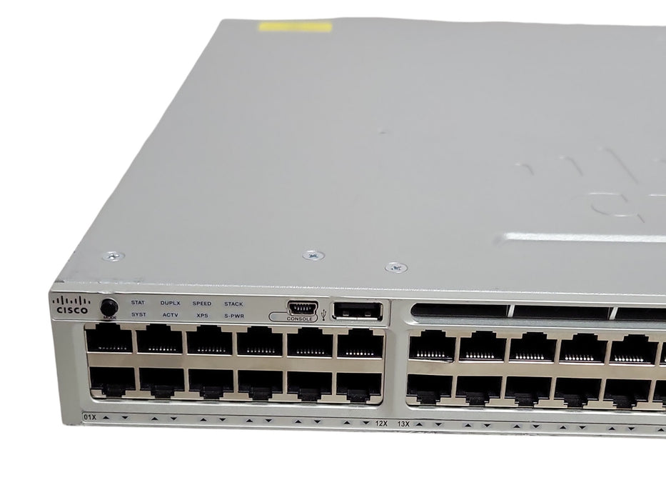 Cisco WS-C3850-48T-E - Catalyst 3850 48-Port Switch C3850-NM-2-10G 2x 350W PSU