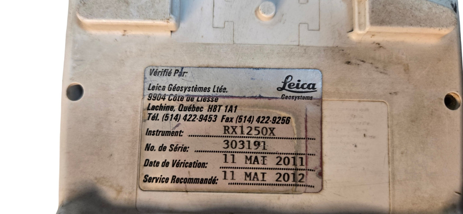 Leica Geosystems RX1250X Field Controller - Works W/ Cracked Screen