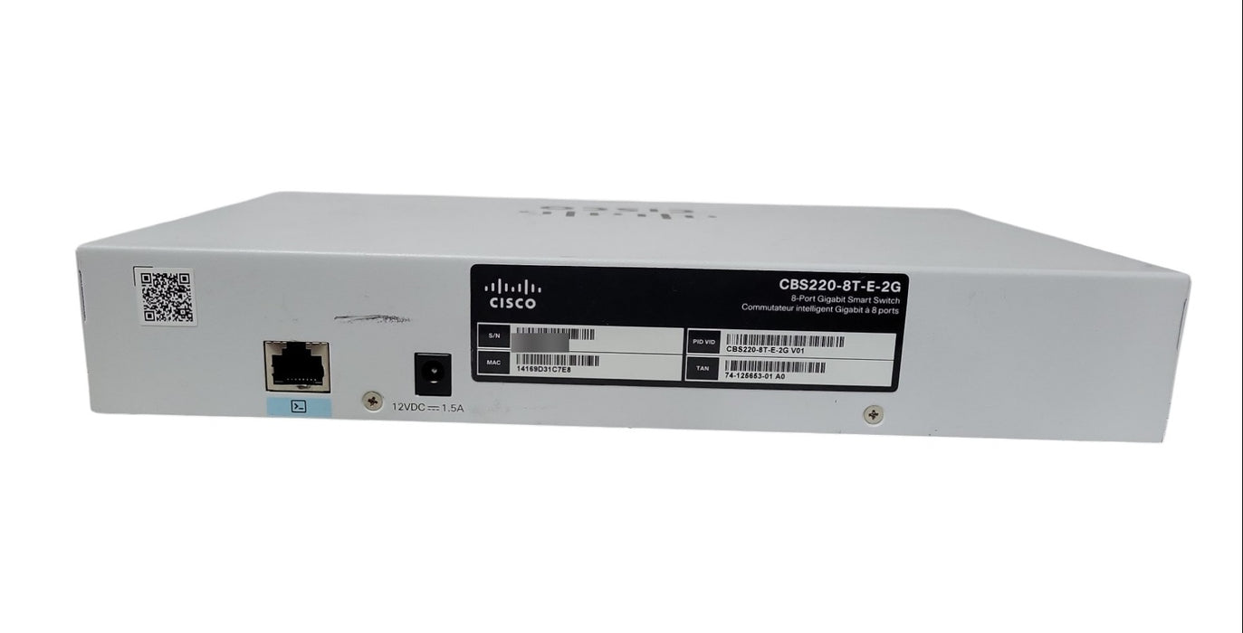 Cisco Systems Business CBS220-8T-E-2G Smart Switch