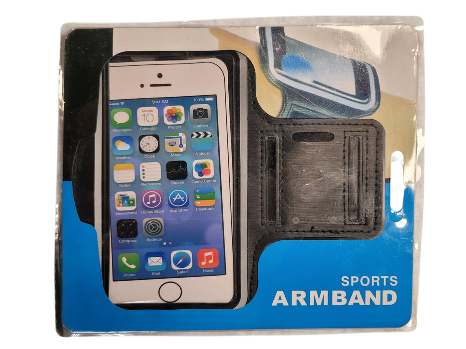 Universal Sports Armband Case for Smartphone - Black