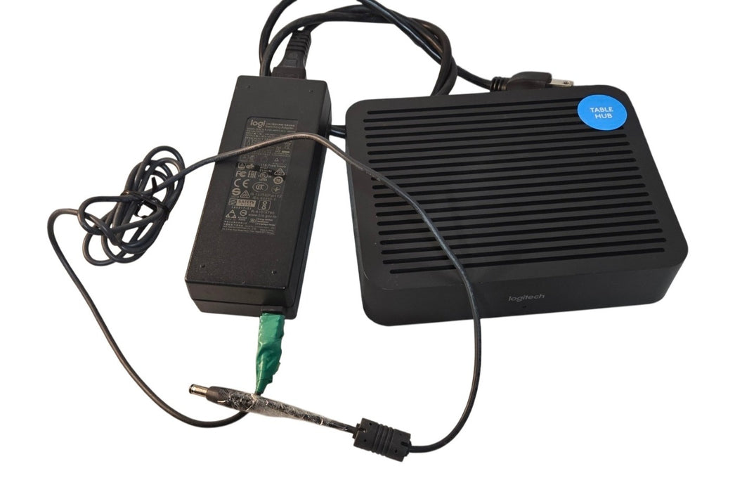 Logitech Rally Table Hub V-U0047 P/N 839-000540 with Power Adapter