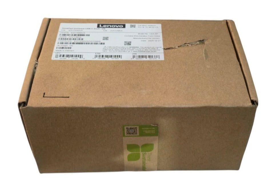 Lenovo ThinkPad Universal USB-C Dock 40AY0090US with 90W Power Adapter