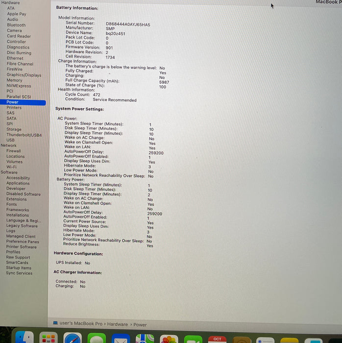 Apple MacBook Pro 15" 2018 i9-8950HK Radeon Pro Vega 20 32GB RAM 1TB SSD READ!