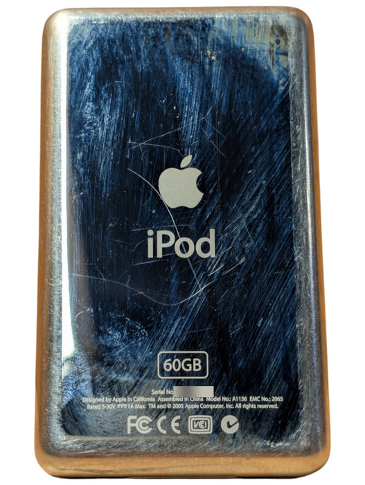 Apple iPod 5th Gen A1136 MA147LL - 60GB Black