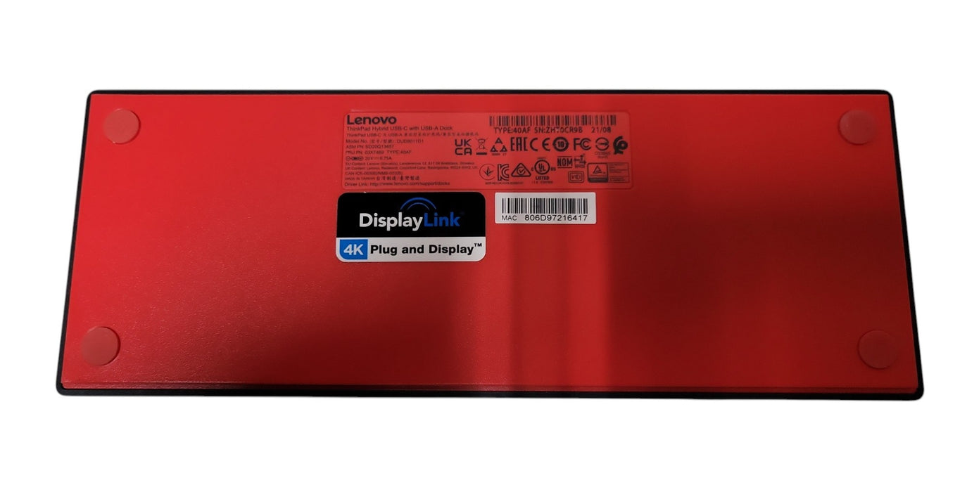 Lenovo ThinkPad Hybrid USB-C with USB-A Dock 40AF DUD9011D1