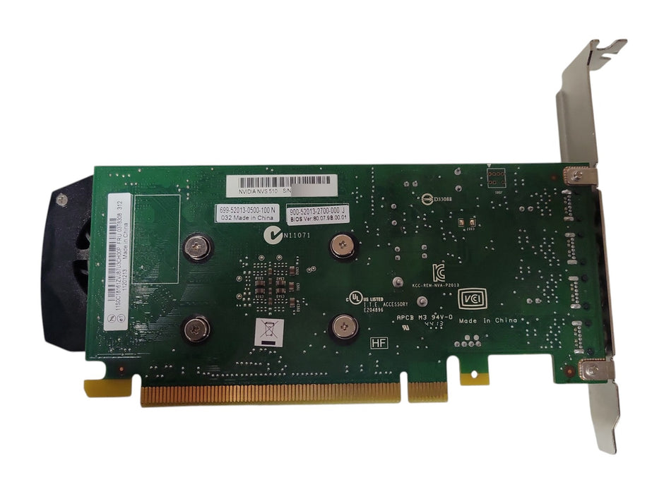 NVIDIA NVS 510 - 2GB GDDR3 4x Mini DisplayPort Graphics Card Full Height
