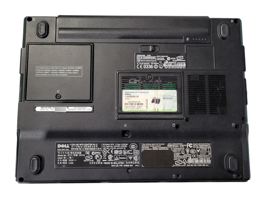 Dell XPS M1210 - Intel Core 2 Duo T7200 1GB RAM No Storage 12.1" DVD-RW + PWR