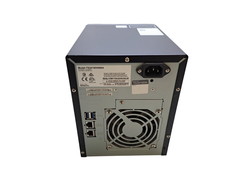 Buffalo TeraStation TS3410DN TS3410DN0804 4-Bay NAS Server | No Caddies