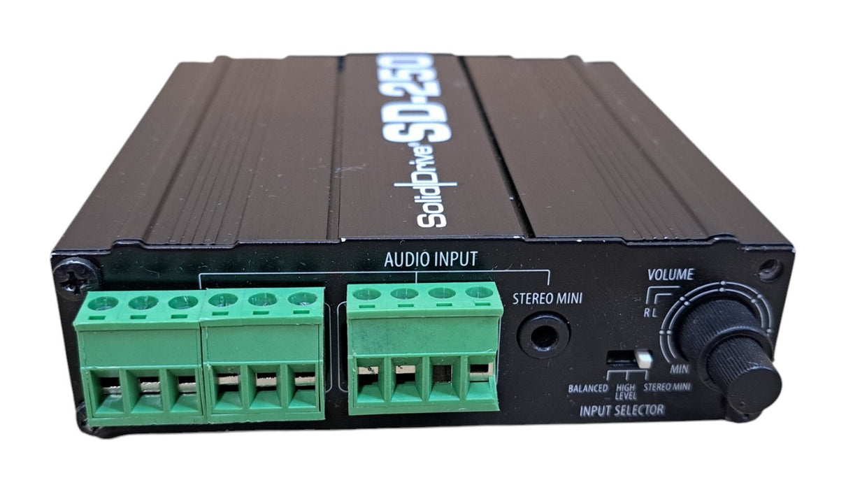 SolidDrive SD250 | 2-Channel Mini Amplifier | Power-On Tested