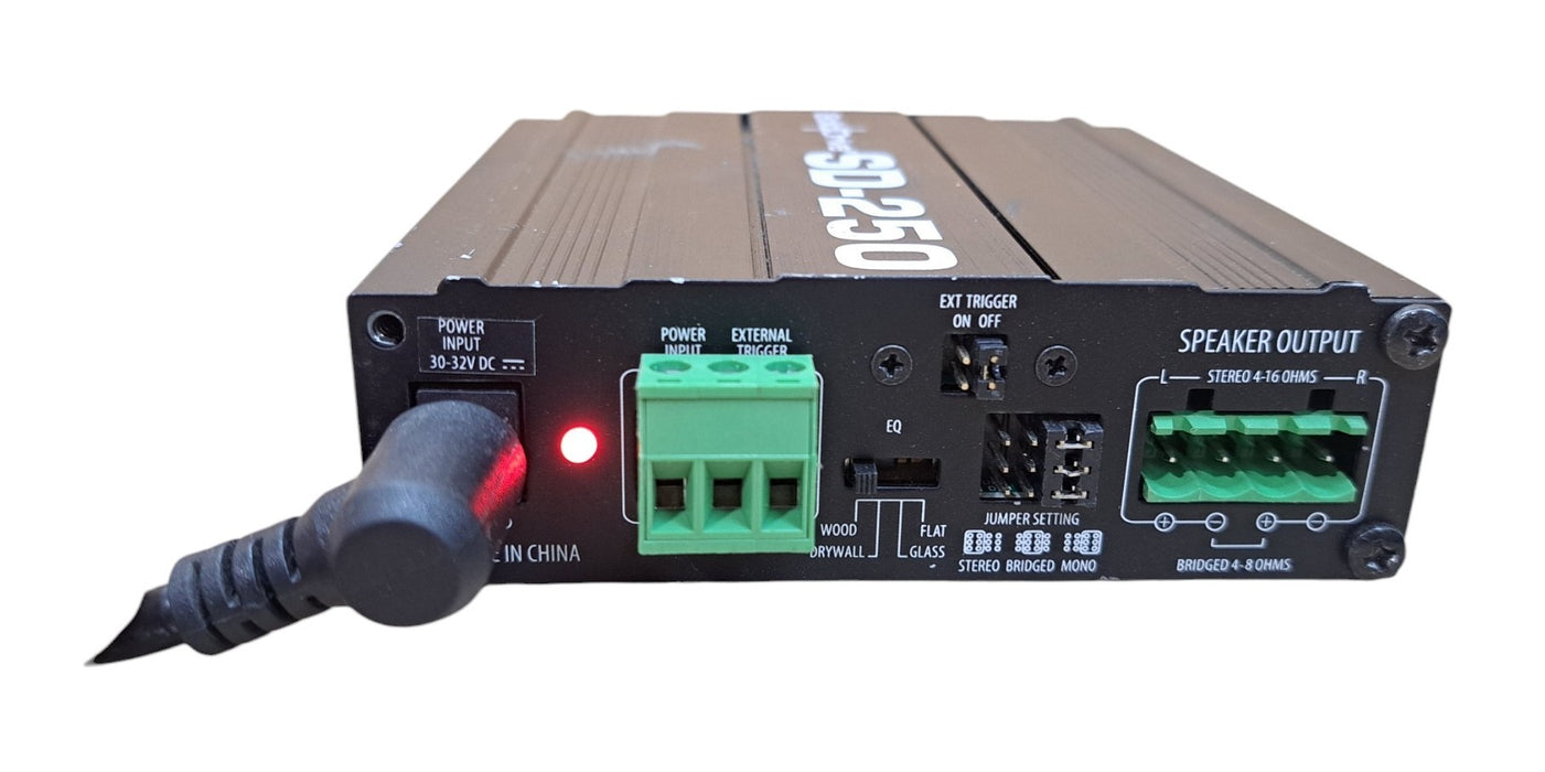 SolidDrive SD250 | 2-Channel Mini Amplifier | Power-On Tested