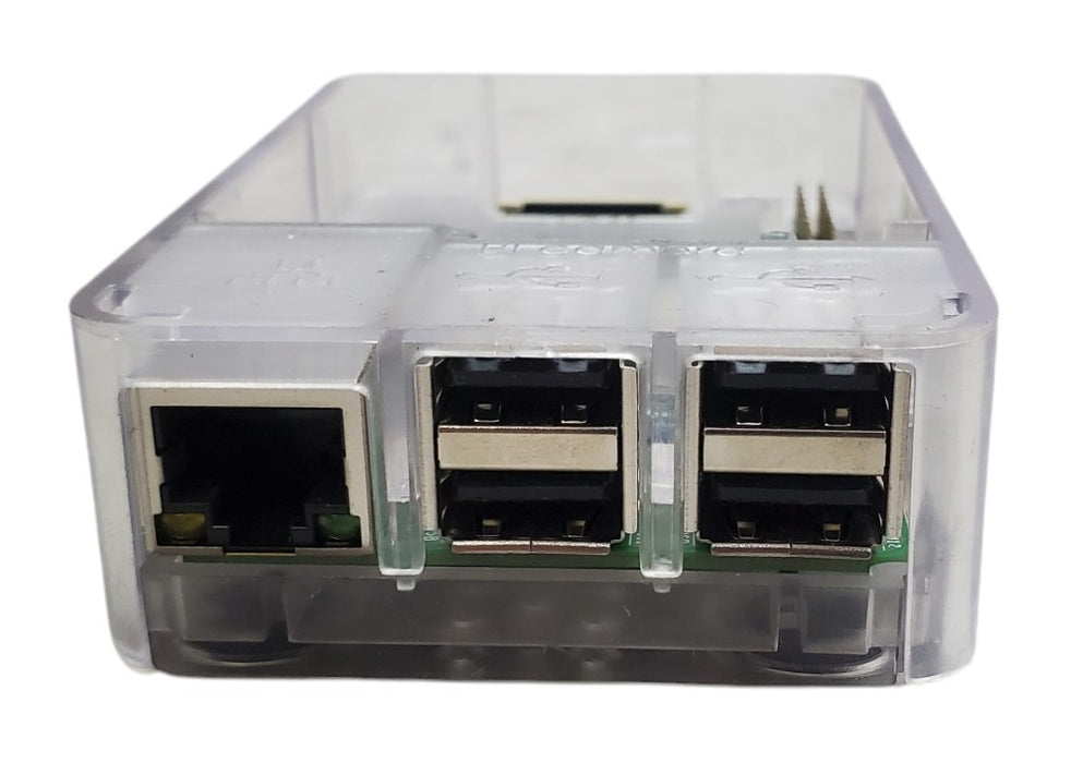 Raspberry Pi 3 Model B V1.2 Single Board Computer in Clear Case
