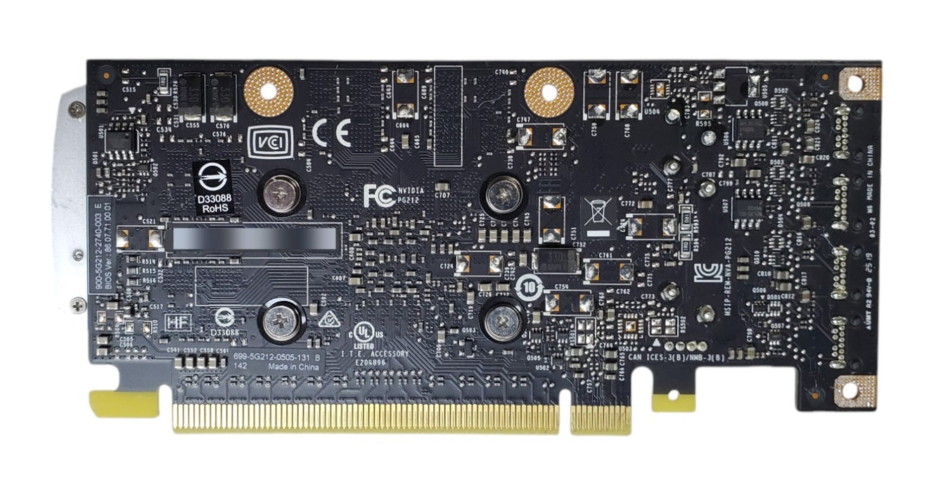 NVIDIA Quadro P620 2GB GDDR5 Graphics Card 4x MiniDP - No Bracket