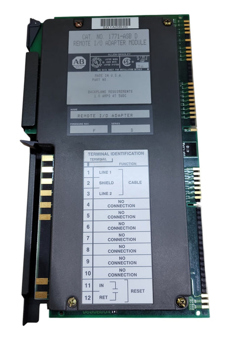 Allen-Bradley PLC-5 1771-ASB Ser. A Remote I/O Adapter (READ)