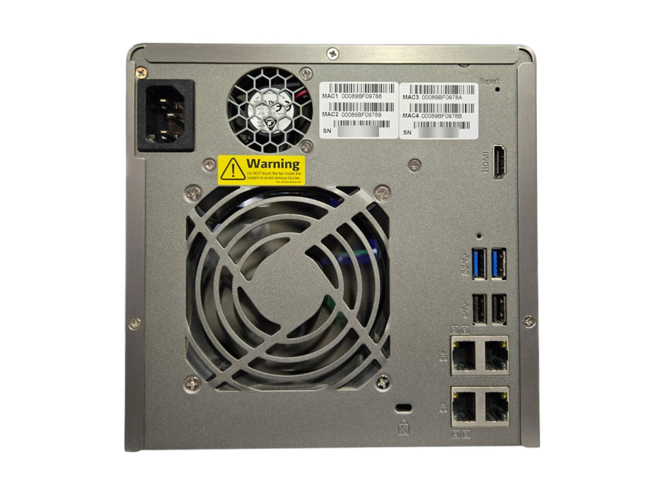 QNAP 4-Bay NAS Enclosure - 4x LAN HDMI USB 3.0 (READ)