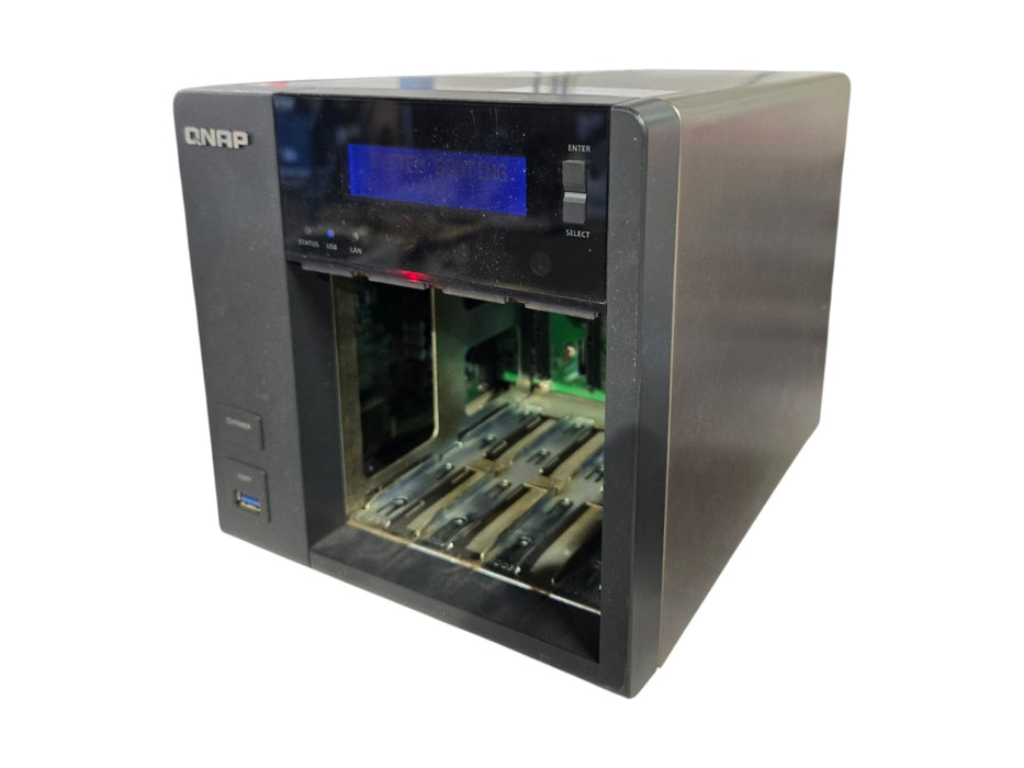 QNAP 4-Bay NAS Enclosure - 4x LAN HDMI USB 3.0 (READ)