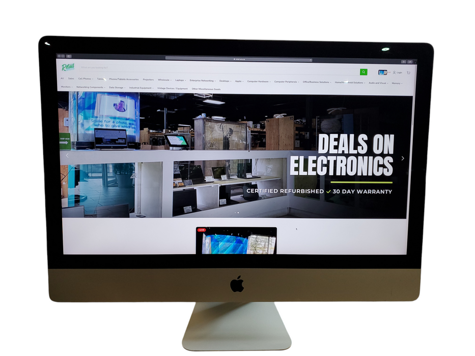 Apple iMac 27" 5K 2017, i5-7600K,8GB RAM, 2TB HDD