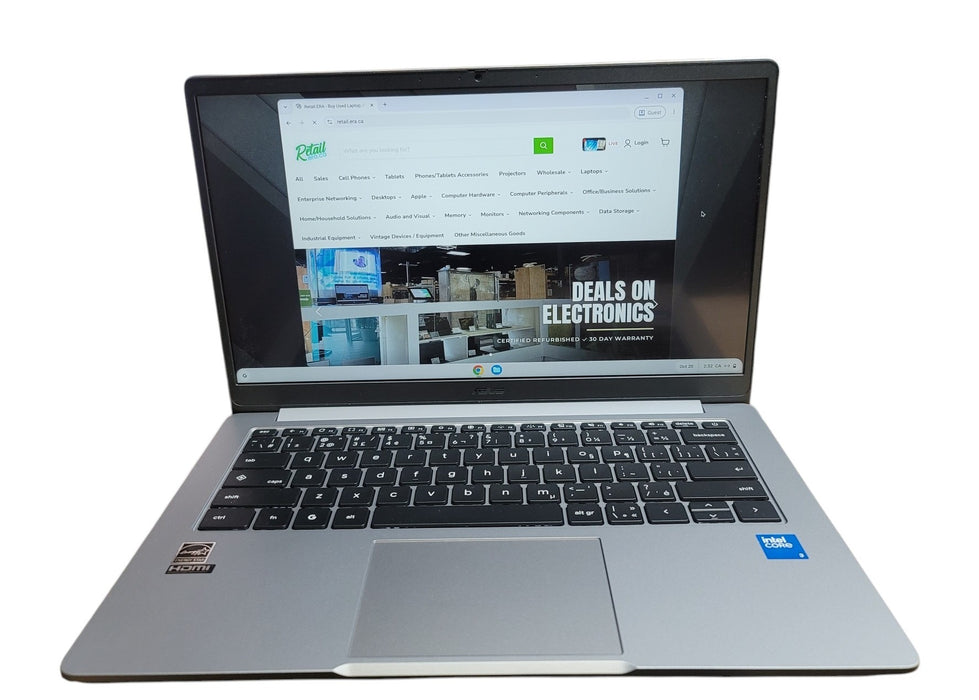 ASUS Chromebook Plus Core 3 N355 8GB RAM 128GB eMCC SSD
