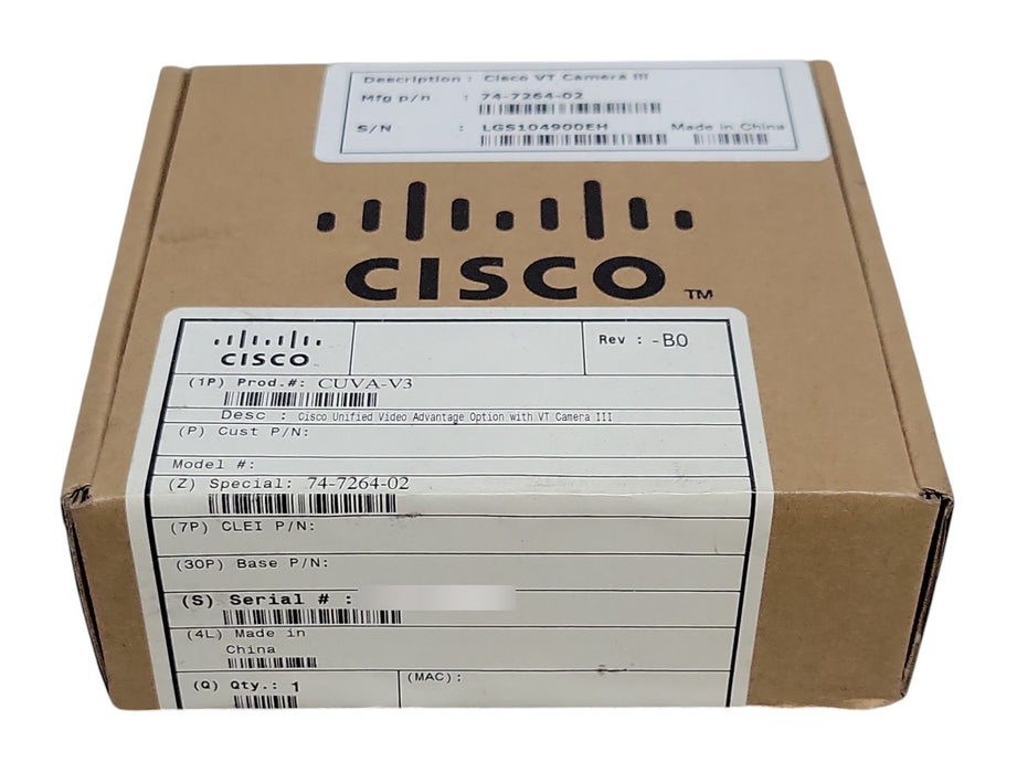 Cisco VT Camera III CUVA-V3 - USB Video Camera
